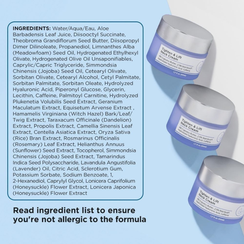 Tighten & Lift – Skin-Firming Cream for Neck & Décolleté