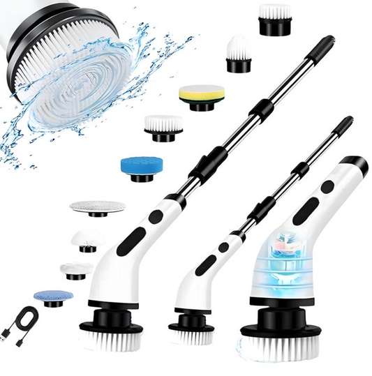 Electric Spin Scrubber, Cordless Shower Scrubber with IPX7