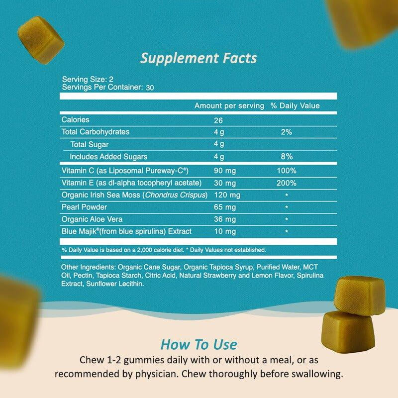 Sea Moss & Pearl Powder Glow Gummies