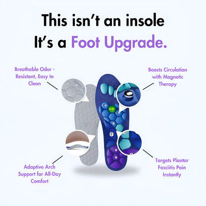 Magnetic Acupressure Insoles for Effective Pain Relief