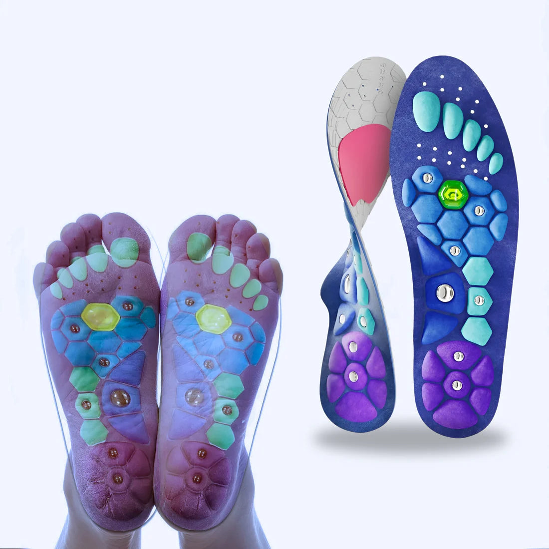 Magnetic Acupressure Insoles for Effective Pain Relief